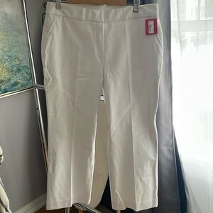 Spanx xl petite classic white kick flare pant BNWT